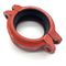 abrazadera de tubo del hierro dúctil del clip de acero del surco de la instalación de tuberías de goma 70A ISO9001